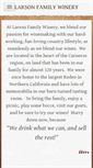 Mobile Screenshot of larsonfamilywinery.com