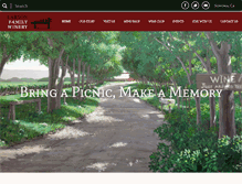 Tablet Screenshot of larsonfamilywinery.com